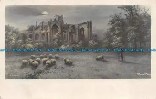 R084303 Melrose Abbey. Charles Worcester. Chic. 1916