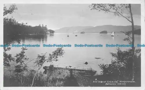 R084305 Ein ruhiger Abend. Windermere. Abraham. RP