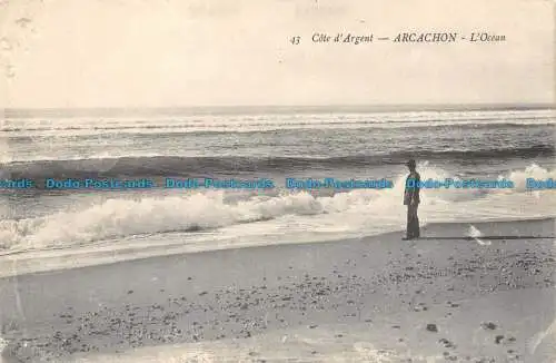 R084960 Silberbewertung. Arcachon. L Ocean. Nr. 43