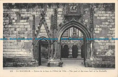 R084526 La Rochelle. Türen des Hofes des Rathauses. Nr. 458