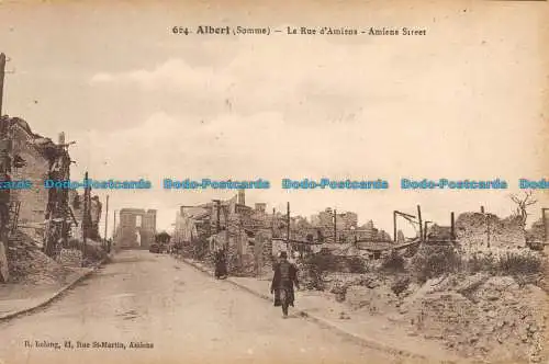 R085020 Albert. Die Rue d Amiens. R. Leong. Nr. 664