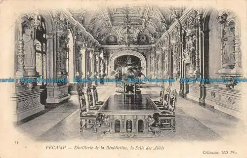 R084586 Fecamp. Benediktinerie La Salle des Abbes. Neurdein