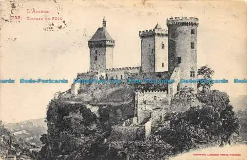 R085071 L Ariege. Chateau de Foix. Labouche Freres. Nr. 38