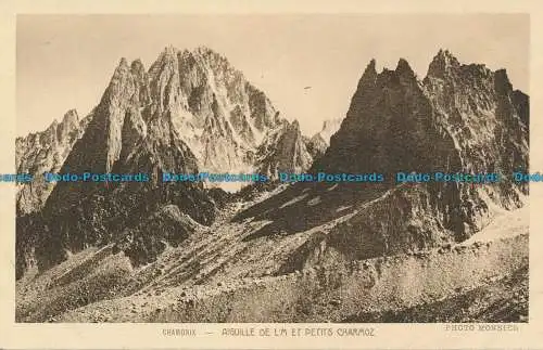 R085074 Chamonix. Nadel von L M und Petits Charmoz. Monnier