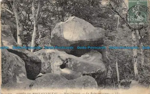 R084599 Wald von Fontainebleau. Mont Chauvet. La Roche qui rührt