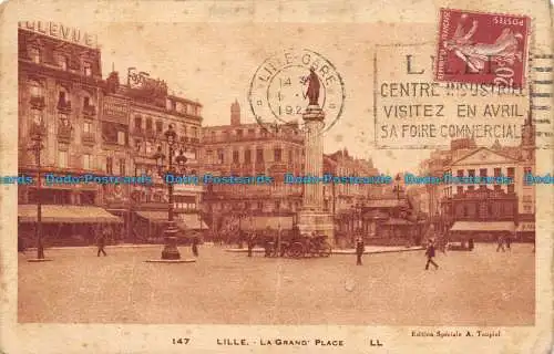 R085078 Lille. La Grand Place. LL. Nr. 147. 1920