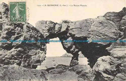 R084603 La Bernerie. La Roche Percee. Nr. 1828. 1915