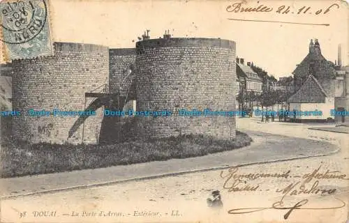 R085081 Douai. Die Porte d Arras. Außen. LL. Nr. 38. 1906