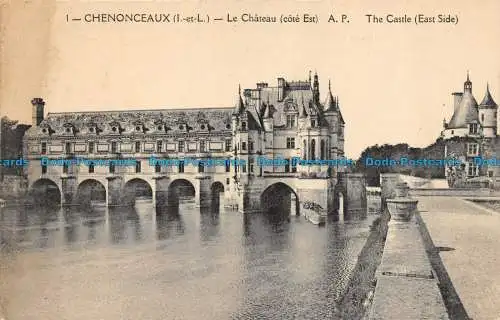 R085092 Chenonceaux. Das Schloss. Ostseite. A.P.Nr. 1