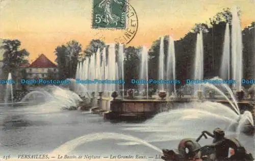 R085099 Versailles. Das Neptunbecken. Die großen Gewässer. LL. Nr. 156. 1907