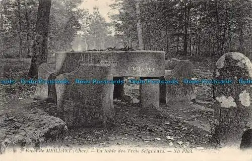 R084637 Bohrer von Meillant. Der Tisch der drei Herren. ND. 1911