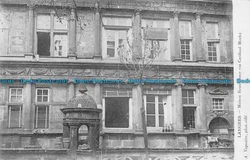 R084638 Langres. Renaissancehaus Rue Cardinal Morlot