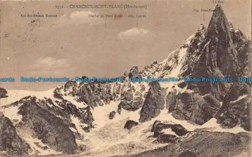 R085145 Chamonix Mont Blanc. Hte Savoie. Nr. 1731