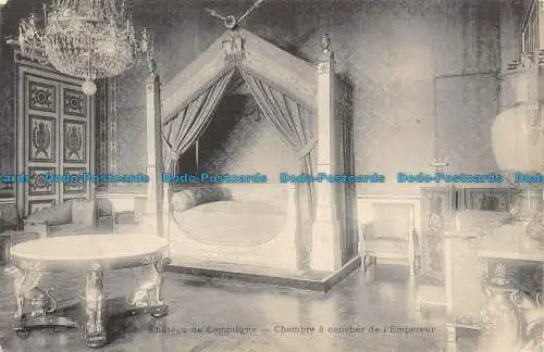 R084668 Chateau de Compiegne. Schlafzimmer des Kaisers