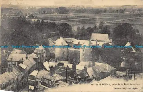 R085163 Ansicht von Peronne vom Turm Saint Jean. 1911