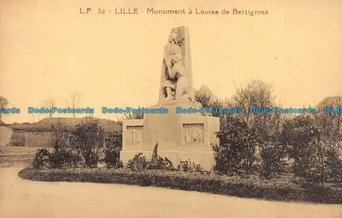 R085178 Lille. Denkmal für Louise de Bettignies