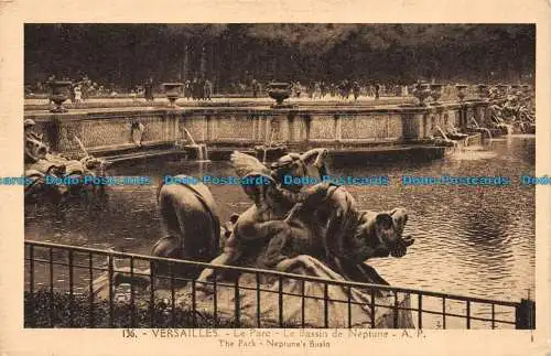 R084711 Versailles. Der Park. Neptunbecken. E. Papeghin. 1929