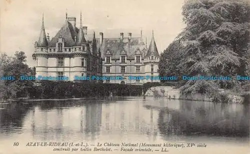 R085191 Azay der Vorhang. Das Nationalschloss. LL. Nr. 80