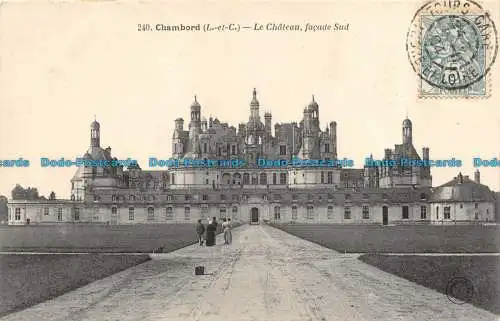 R084716 Chambord. Das Schloss Südfassade. Nr. 240. 1904