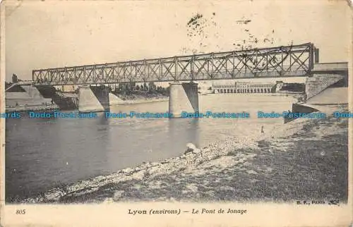 R084727 Lyon. Die Jonagebrücke. Nr. 805. 1904