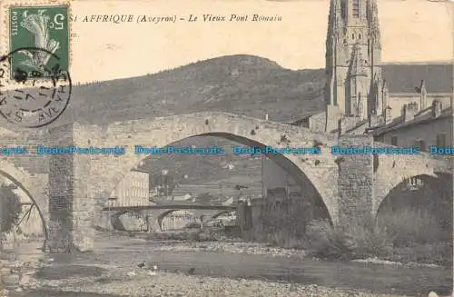 R084743 St. Affrique. Die alte römische Brücke. 1911