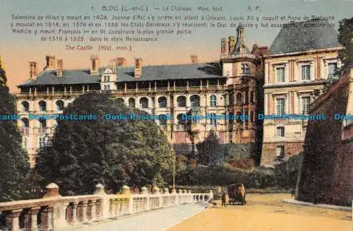 R084759 Blois. das Schloss Mon Hist. A.P.Nr. 1