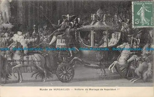 R084786 Museum Versailles. Hochzeitsauto Napoleons I. 1908