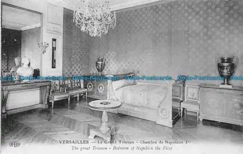 R084797 Versailles. Das große Trianon. Schlafzimmer Napoleons des Ersten