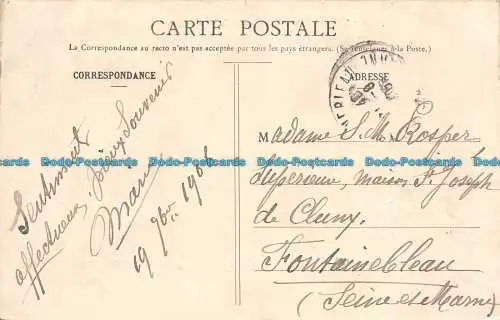 R085279 Lourdes. Innenseite des Rosenkranzes. 1908