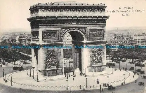 R085766 Paris. LArc de Triomphe de lEtoile C. M. Cosson