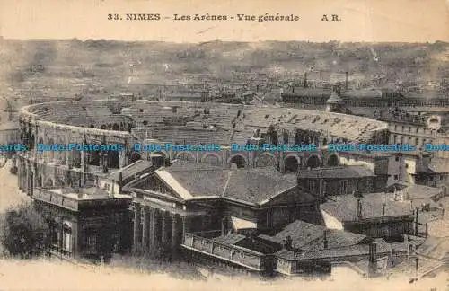 R084812 Nimes. Die Arenen. Allgemeine Ansicht. A.R.Nr. 33. 1923