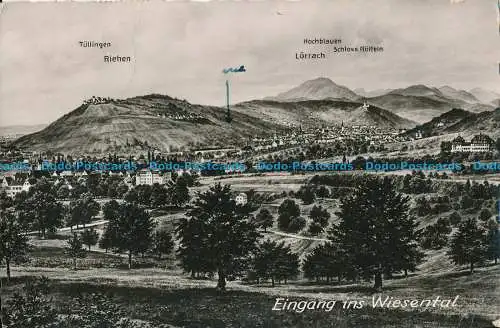 R085779 Eingang ins Wiesental. Metz. 1954