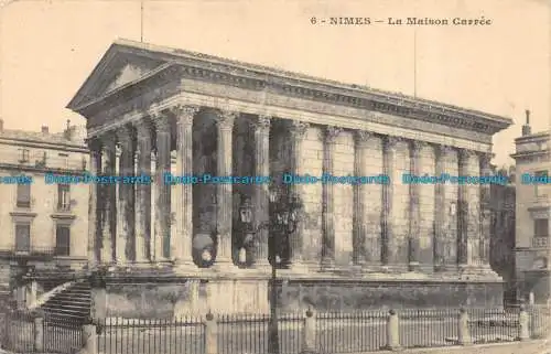 R084827 Nimes. Das Haus Carree. Nr. 6. 1910