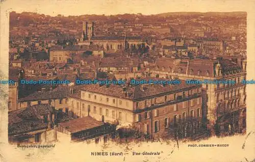 R084838 Nimes. Allgemeine Ansicht. Macon Dachboden