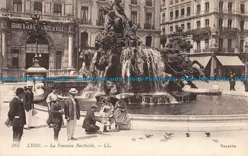 R084846 Lyon. Der Bartholdi-Brunnen. LL. Nr. 385