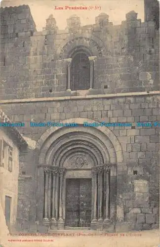 R085324 Conflent Krähe. Fassade der Kirche. Nr. 87. 1908