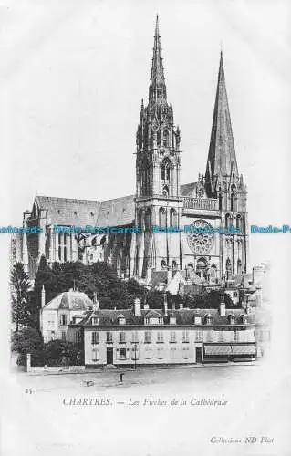 R085805 Chartres. Die Pfeile der Kathedrale. Neurdein