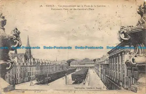 R084870 Nancy. Panoramablick auf den Trägerplatz. Nr. 38