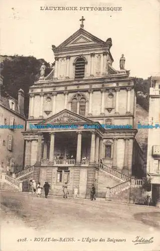 R085357 Royat les Bains. Die Badekirche. Nr. 4218