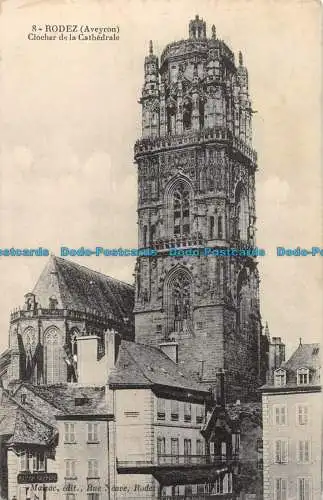 R085358 Rodez. Glockenturm der Kathedrale. Nr. 8