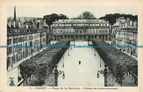 R084882 Nancy. Place de la Carriere. Regierungspalast. Nr. 7