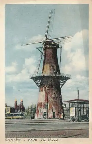 PC54185 Rotterdam. Molen De Noord. M.H. Nuss. 1916