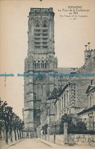 R013718 Sois. Der Turm der Kathedrale 1914. B. Hopkins