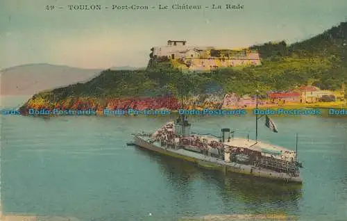 R013719 Toulon. Port Cros. Das Schloss. La Rade. Nr. 49. B. Hopkins