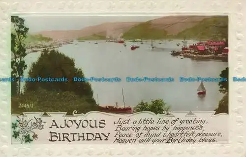 R013988 Grußpostkarte. Ein freudiger Geburtstag. RP. 1928