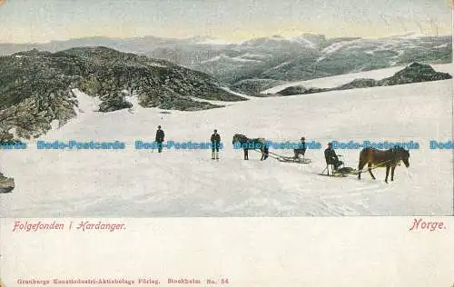 R013993 Folgefonden i Hardanger. Norge. B. Hopkins