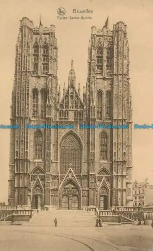 R013999 Brüssel. Kirche Sainte Gudule. Nels. B. Hopkins