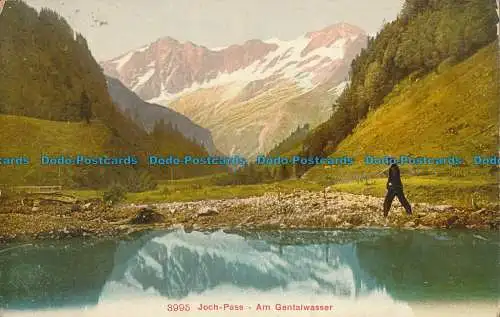 R013755 Jochpass. Am Gentalwasser. Photoglob. 1928. B. Hopkins