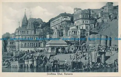 R037871 Sindhiea Ghat. Benares. A. Haq. B. Hopkins