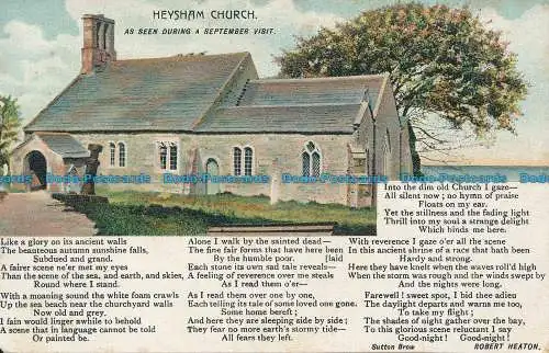 R037240 Heysham Kirche. Ogden und Shuttleworth